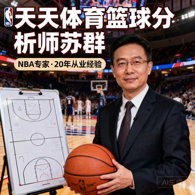 天天体育篮球分析师苏群，NBA专家，20年从业经验